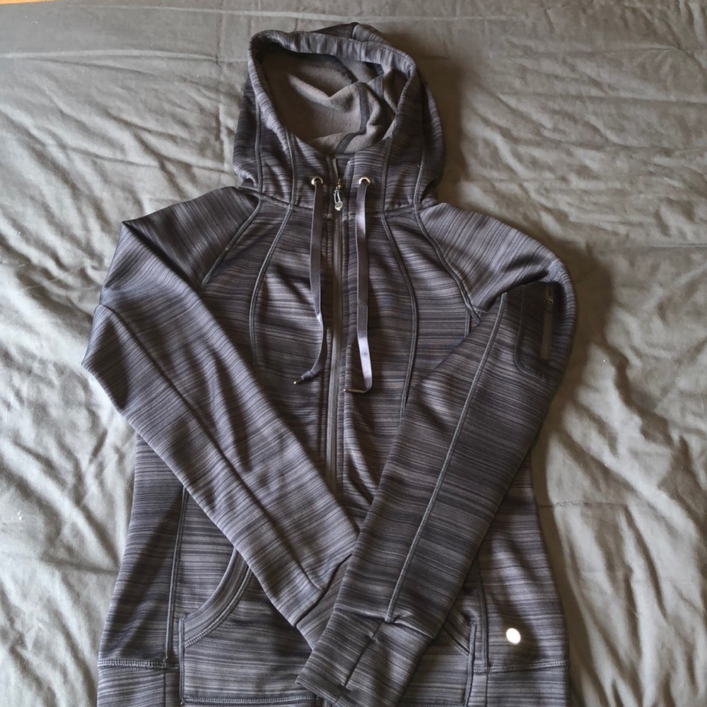 90 Degree performance zip-up, gray - Picture 1 of 5